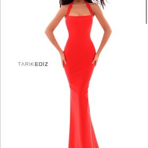 Tarik Ediz halter neck gown